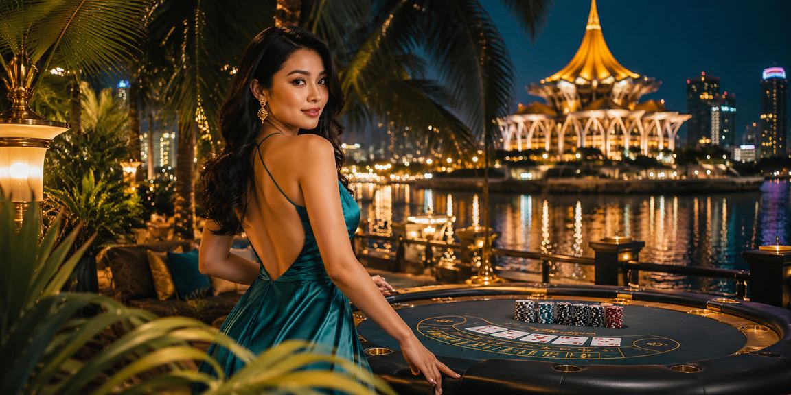 Suasana permainan digital dan kasino bergaya Malaysia Kuching di platform cuci22