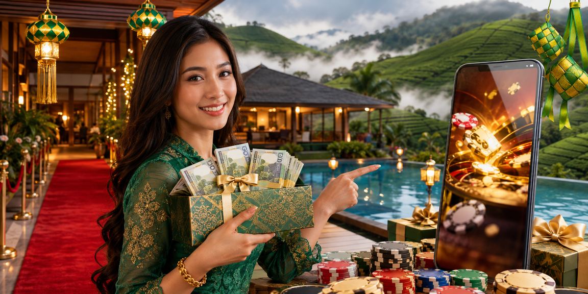 Pengguna Malaysia bermain permainan kasino mudah alih dengan seronok dan bertanggungjawab semasa Hari Raya